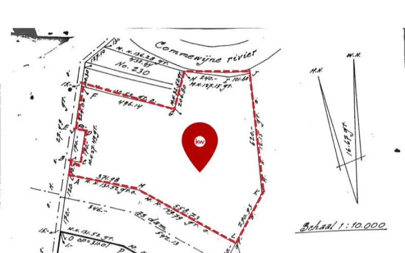 Perceelkaart van Locatie onbekend